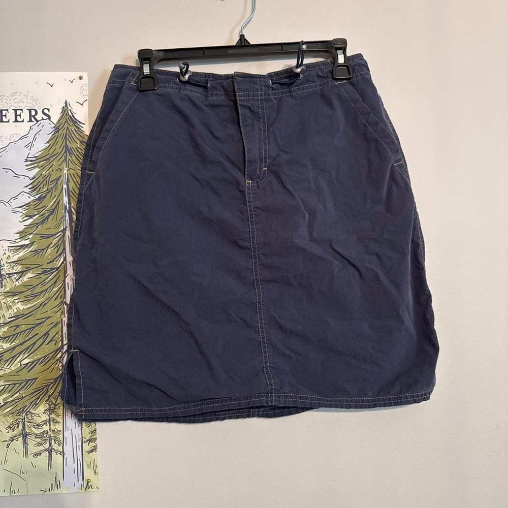 Gloria Vanderbilt Dark Blue A‑Line Skirt Casual Y2K Denim Look